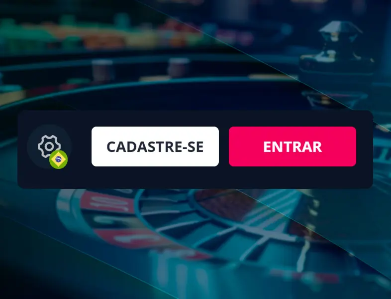 Botão superior para sua conta.