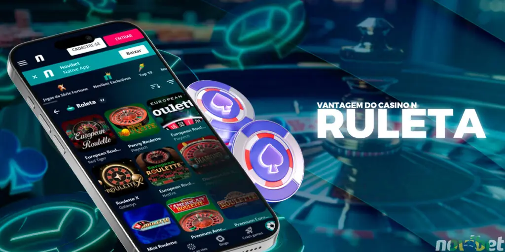 Vantagens especiais da roleta no cassino Novibet.