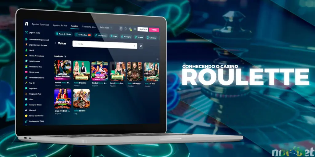 Descrição dos jogos de roleta no site do cassino.