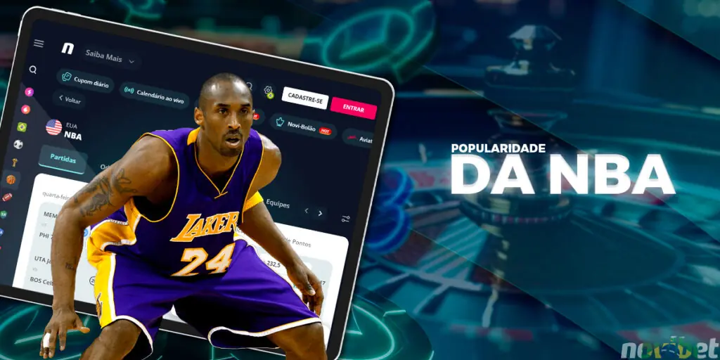 Popularidade das apostas na NBA.