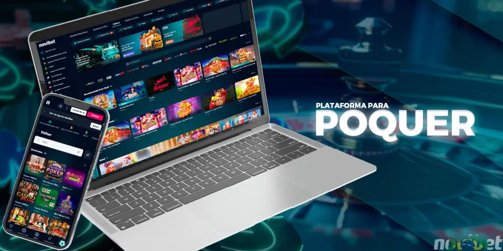 Características das funções da plataforma de pôquer.